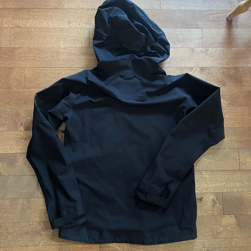 Fjällräven Keb Eco-Shell Waterproof Hooded Rain Jacket Black Women’s Small - Picture 4 of 16
